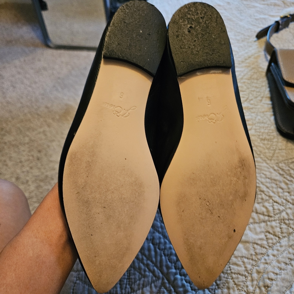 J.crew Women's Zoe Ballet Flats in Leather size 6 - Picture 3 of 5
